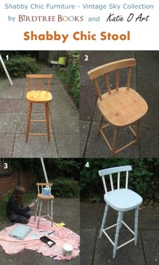 how-to-shabby-chic-furniture-paint-stool